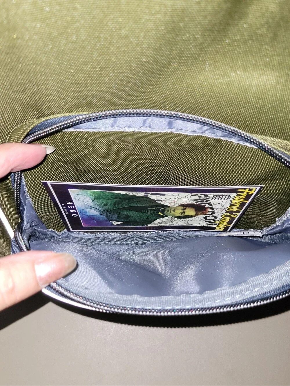 NWT - HERO New York Brand Olive Green Mini - Backpack.